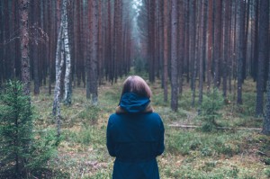 Woman in Woods